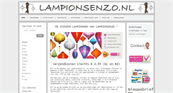 Desktop Screenshot of lampionsenzo.nl