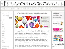 Tablet Screenshot of lampionsenzo.nl